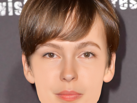 브리트니 앨런 헤드 - 머리카락 없음 - 게임용 로우 폴리 헤드 3D 모델