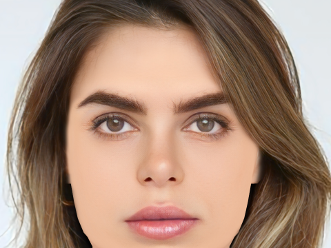 Brooks Nader Head - No Hair - Low poly head for game 3D Model