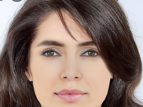 Kepala Caterina Murino - Tanpa Rambut - Kepala poli rendah untuk permainan Model 3D