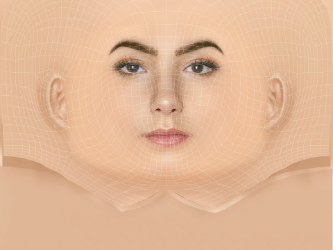 Charli D Amelio Head - No Hair - Low poly head for game 3D Model