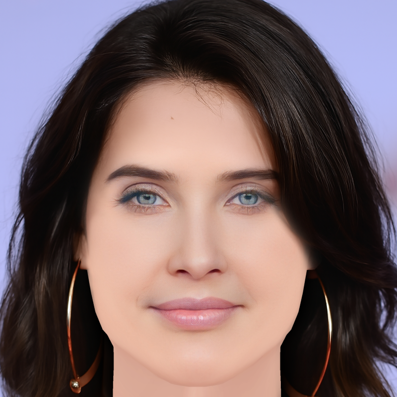 Cobie Smulders Head - No Hair - Low poly head for game 3D Model .c4d .max .obj .3ds .fbx .stl .blend 