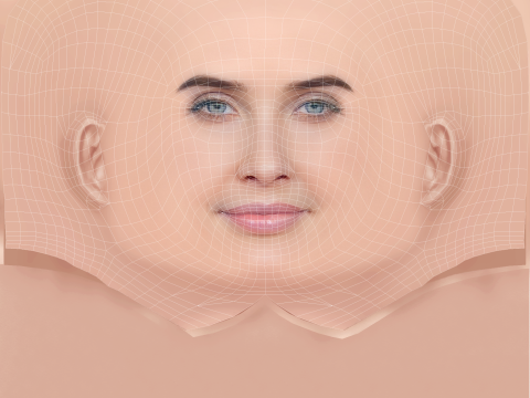 Cobie Smulders Head - No Hair - Low poly head for game 3D Model