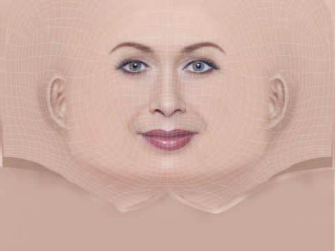 Connie Beauchamp Head - No Hair - Low poly head for game 3D Model