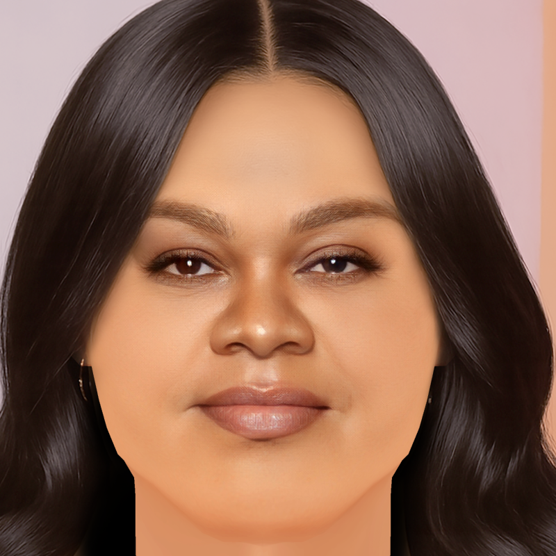 Da Vine Joy Randolph Head - No Hair - Low poly head for game 3D Model .c4d .max .obj .3ds .fbx .stl .blend 