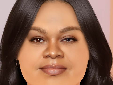 Cabeza Da Vine Joy Randolph - Sin pelo - Cabeza de baja poli para juego Modelo 3D