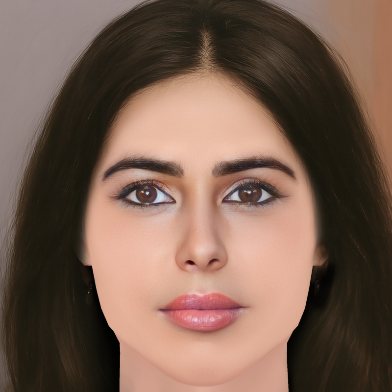 Daniella Pick Head - Saçsız - Oyun için düşük poli kafa 3D Model .c4d .max .obj .3ds .fbx .stl .blend