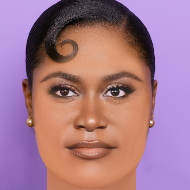 Danielle Brooks Head - No Hair - Low poly head for game 3D Model .c4d .max .obj .3ds .fbx .stl .blend 