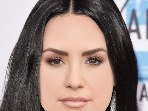 Testa di Demi Lovato - Senza capelli - Testa in poliestere bassa per il gioco Modello 3D
