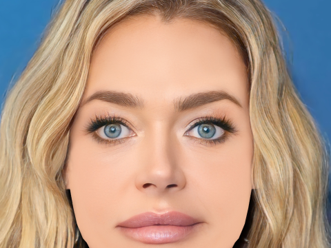 Denise Richards Head - No Hair - Low poly head for game 3D Model