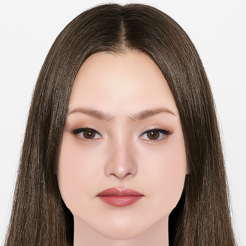 Devon Aoki Head - Sem cabelo - Cabeça baixa poli para jogo Modelo 3D .c4d .max .obj .3ds .fbx .stl .blend 