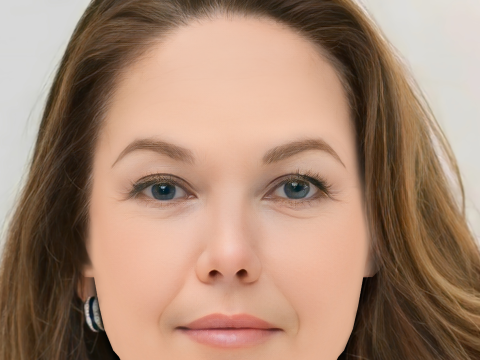 다이앤 레인 헤드 - 머리카락 없음 - 게임용 로우 폴리 헤드 3D 모델