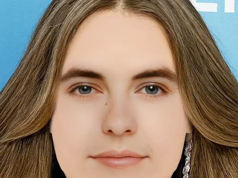 Elizabeth Hurley Head - No Hair - Low poly head for game 3D Model