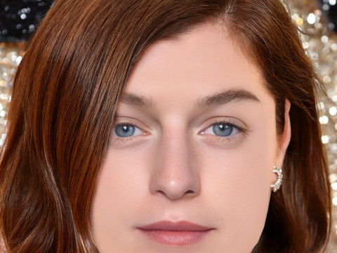 Emma Corrin ヘッド - 髪なし - ゲーム用の低ポリヘッド 3Dモデル