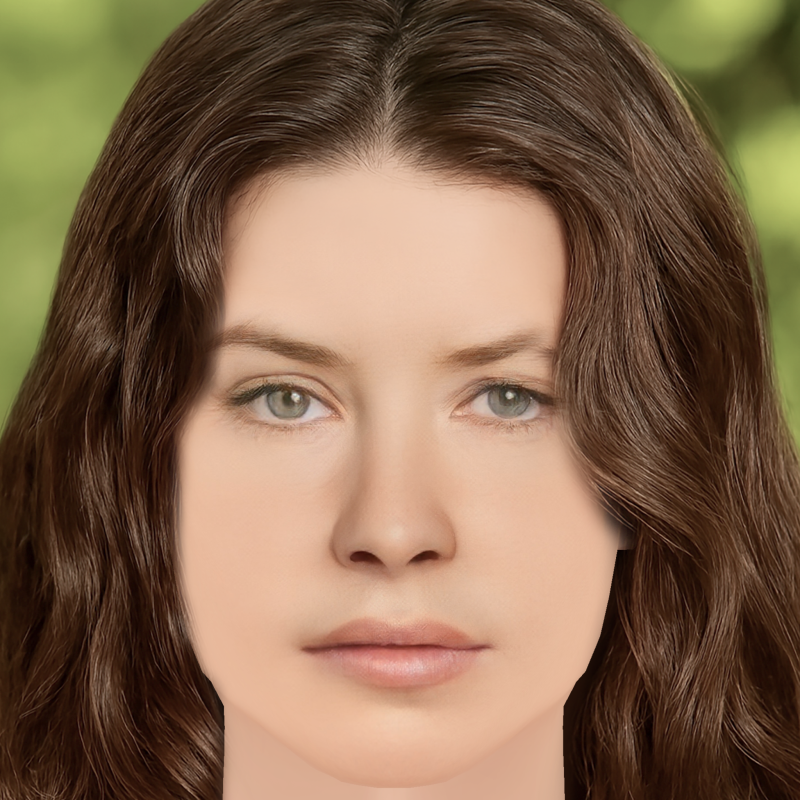 Evangeline Lilly Head - No Hair - Low poly head for game 3D Model .c4d .max .obj .3ds .fbx .stl .blend 