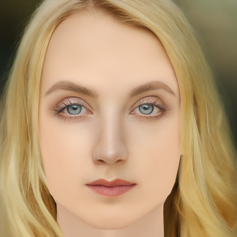 Evanna Lynch Head - No Hair - Tête low poly pour le jeu Modèle 3D .c4d .max .obj .3ds .fbx .stl .blend 