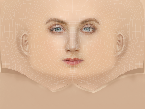 Evanna Lynch Head - No Hair - Tête low poly pour le jeu Modèle 3D