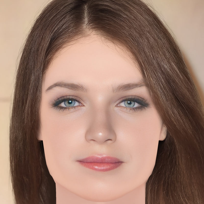 Eve Hewson Kafası - Saçsız - Oyun için düşük poli kafa 3D Model .c4d .max .obj .3ds .fbx .stl .blend 