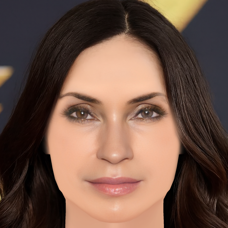 Głowa Famke Janssen - No Hair - Głowa Low Poly do gry Model 3D .c4d .max .obj .3ds .fbx .stl .blend 