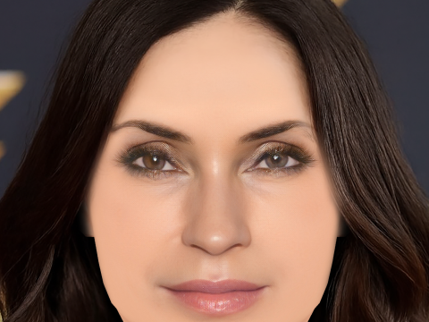 ファムケ ヤンセン ヘッド - 髪なし - ゲーム用の低ポリ頭 3Dモデル