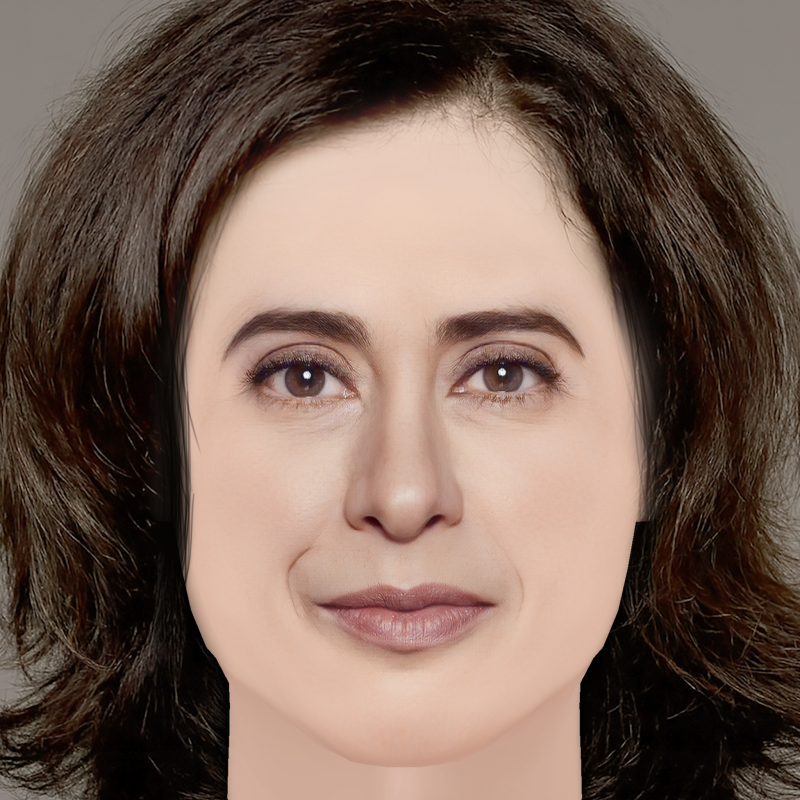 フェルナンダ トーレス ヘッド - 髪なし - ゲーム用の低ポリ頭 3Dモデル .c4d .max .obj .3ds .fbx .stl .blend