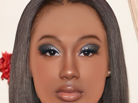 Flo Milli Head – No Hair – Low-Poly-Kopf für Wild 3D Modell