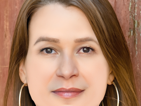 Franka Potente 헤드 - 머리카락 없음 - 게임용 로우 폴리 헤드 3D 모델