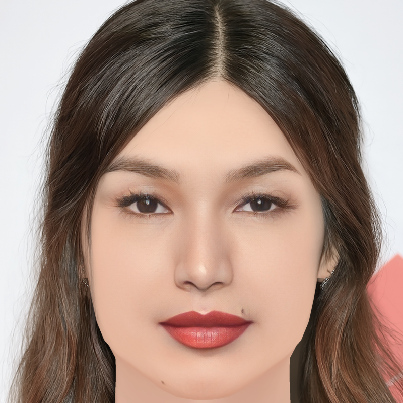 Gemma Chan Head - No Hair - Low poly head for game 3D Model .c4d .max .obj .3ds .fbx .stl .blend