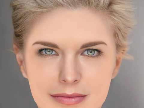 Hannah Waddingham Head - No Hair - Tête low poly pour le jeu Modèle 3D