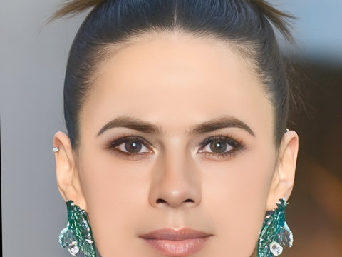 Hayley Atwell Kopf – ohne Haare – Low-Poly-Kopf für Spiele 3D Modell