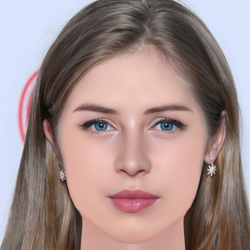 Hermione Corfield Head - Tanpa Rambut - Kepala poli rendah untuk permainan Model 3D .c4d .max .obj .3ds .fbx .stl .blend 