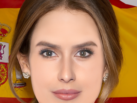 हिलारिया बाल्डविन हेड - नो हेयर - गेम के लिए लो पॉली हेड 3D मॉडल