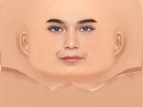 Cabeza de Iman Vellani - Sin pelo - Cabeza de baja poli para juego Modelo 3D