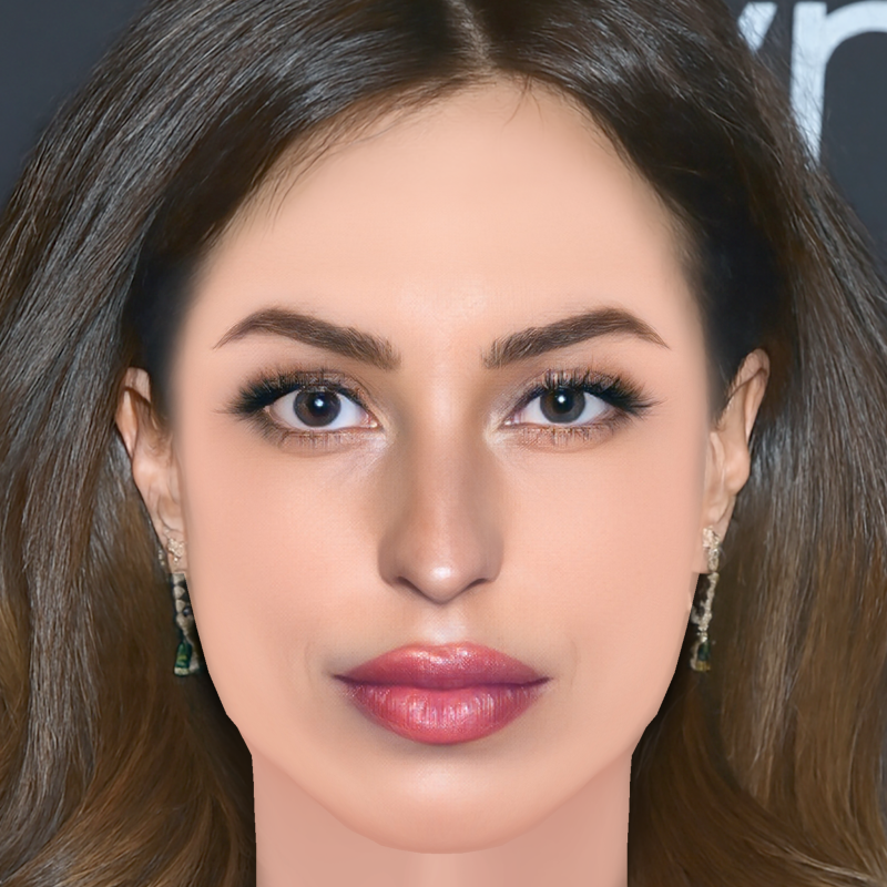 Ines de Ramon Head - 无头发 - 低聚游戏头 3D 模型 .c4d .max .obj .3ds .fbx .stl .blend 