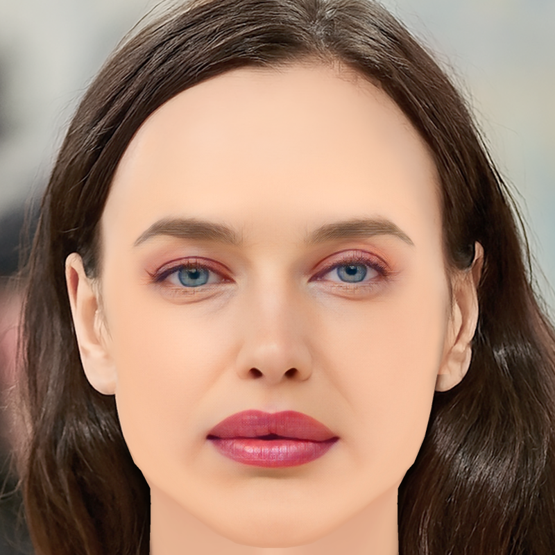 Irina Shayk Head – No Hair – Low-Poly-Kopf für das Spiel 3D Modell .c4d .max .obj .3ds .fbx .stl .blend 