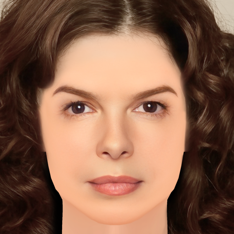 Głowa Jeanne Tripplehorn - No Hair - Głowa Low Poly do gry Model 3D .c4d .max .obj .3ds .fbx .stl .blend 