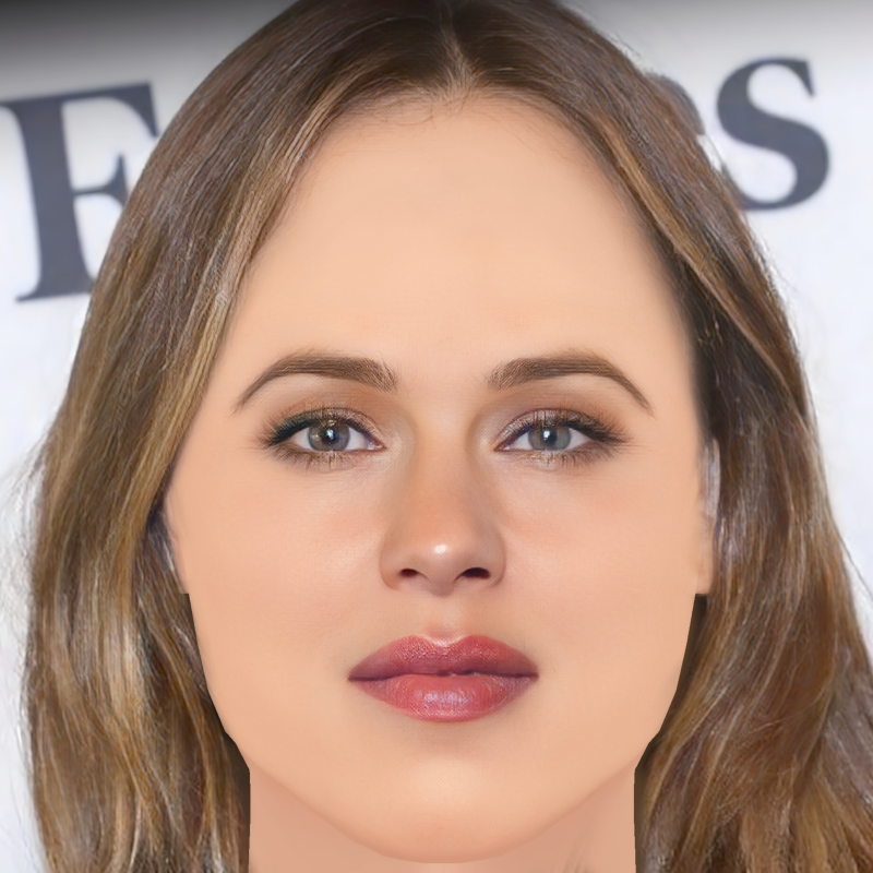 Jennifer Garner Head - No Hair - Low poly head for game 3D Model .c4d .max .obj .3ds .fbx .stl .blend 