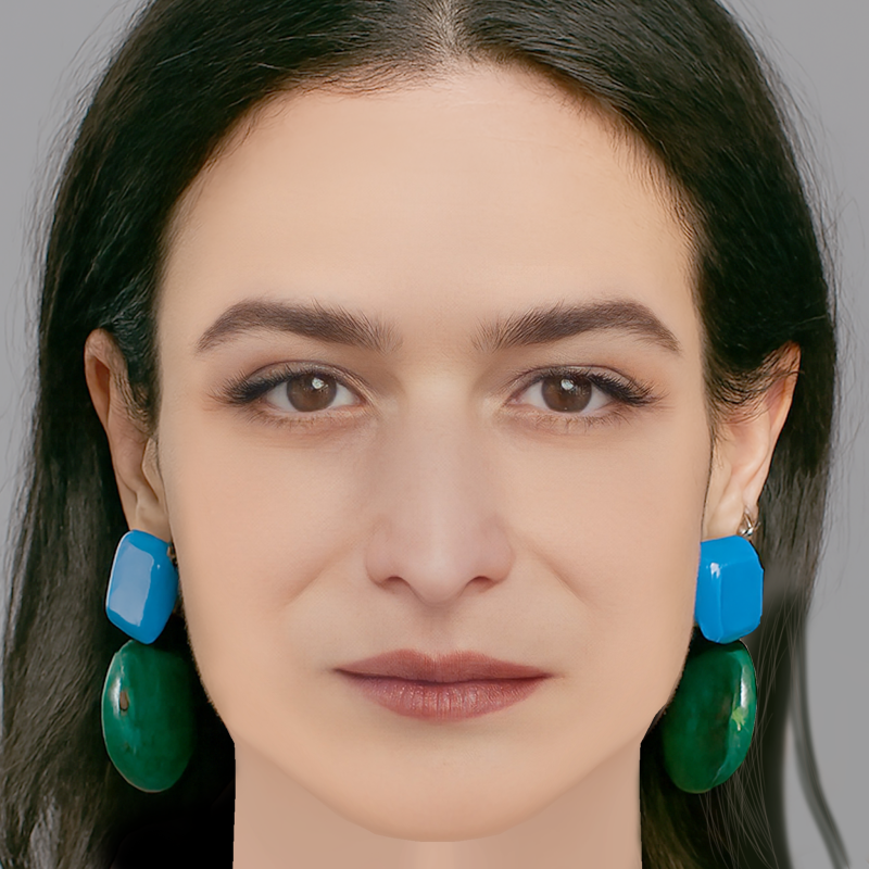 Jenny Slate Head - Sem cabelo - Cabeça baixa poli para jogo Modelo 3D .c4d .max .obj .3ds .fbx .stl .blend 