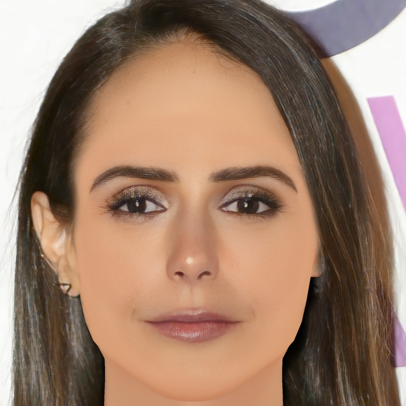 Jordana Brewster Head - No Hair - Low poly head for game 3D Model .c4d .max .obj .3ds .fbx .stl .blend 