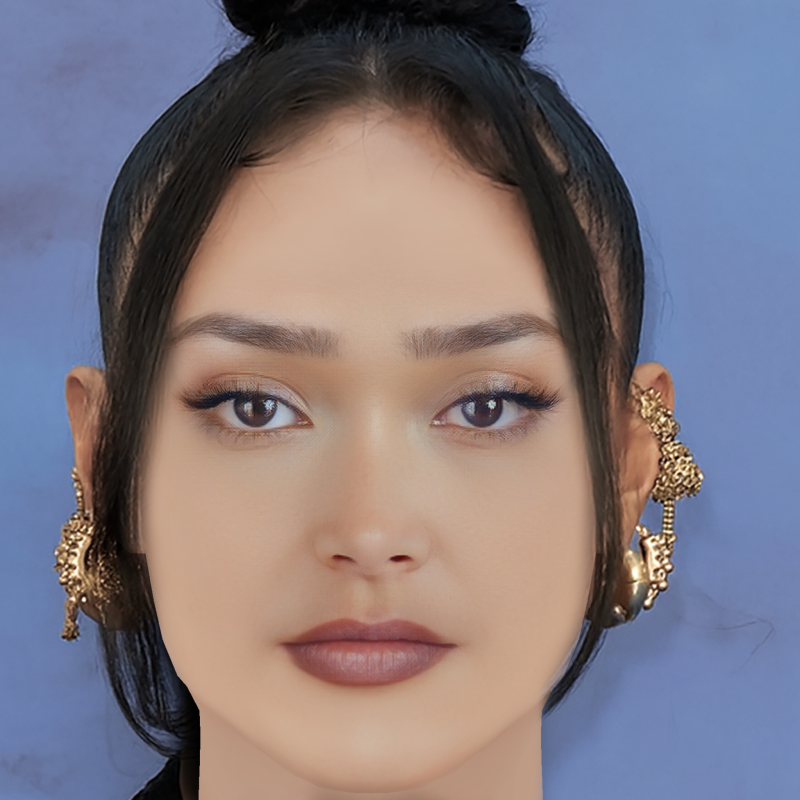 Joy Crookes ヘッド - 髪なし - ゲーム用の低ポリヘッド 3Dモデル .c4d .max .obj .3ds .fbx .stl .blend 