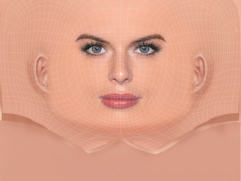 Julia Fox Head - No Hair - Low poly head for game 3D Model