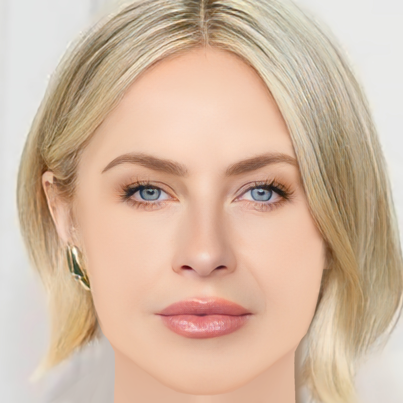 Julianne Hough Head - No Hair - Low poly head for game 3D Model .c4d .max .obj .3ds .fbx .stl .blend 