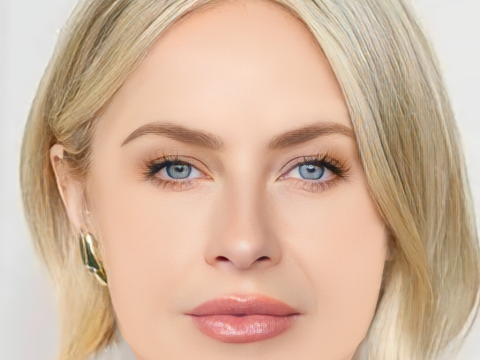 Julianne Hough Head - No Hair - Low poly head for game 3D Model