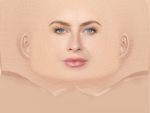 Julianne Hough Head - No Hair - Low poly head for game 3D Model