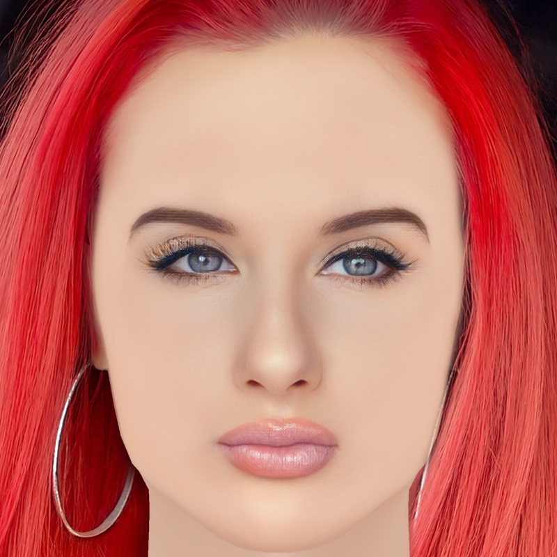 Justine Valentine Head - 无头发 - 游戏用低聚头 3D 模型 .c4d .max .obj .3ds .fbx .stl .blend 