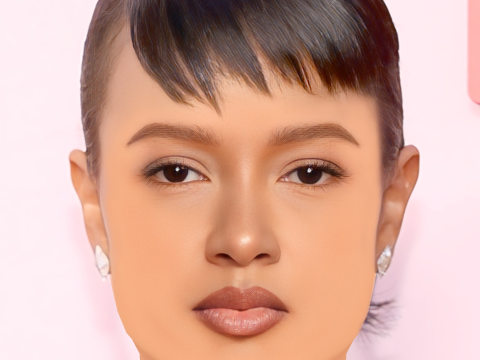 Głowa Karrueche Tran - No Hair - Głowa Low Poly do gry Model 3D