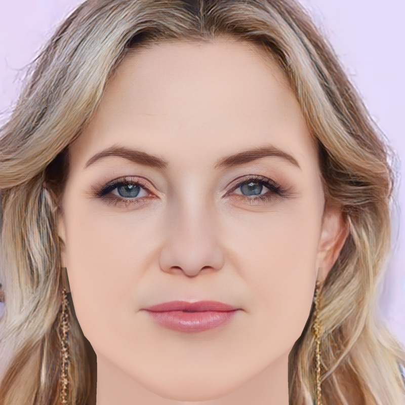 Голова Кейт Хадсон - без волосся - низькополігональна голова для гри 3D Модель .c4d .max .obj .3ds .fbx .stl .blend 