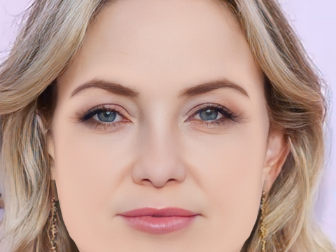 Cabeza de Kate Hudson - Sin pelo - Cabeza de baja poli para juego Modelo 3D