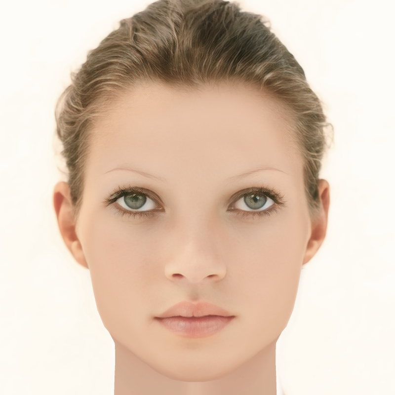 Kate Moss Head - Sin pelo - Cabeza de baja poli para juego Modelo 3D .c4d .max .obj .3ds .fbx .stl .blend 