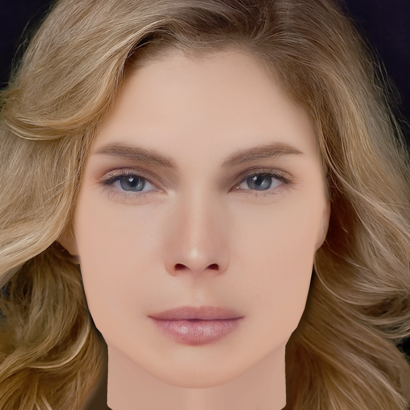 केट नौटा हेड - नो हेयर - गेम के लिए लो पॉली हेड 3D मॉडल .c4d .max .obj .3ds .fbx .stl .blend 