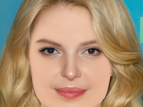Katherine Heigl Head - No Hair - Low poly head for game 3D Model
